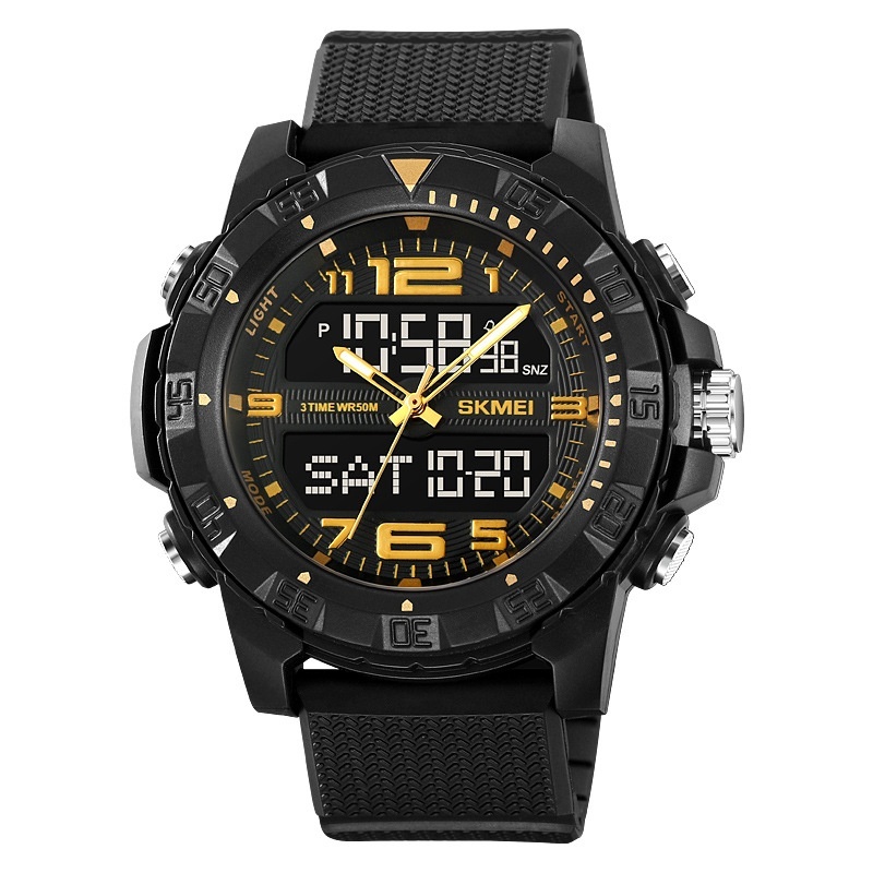 Dual Display Multifunctional Waterproof Electronic Watch Outdoor Sports