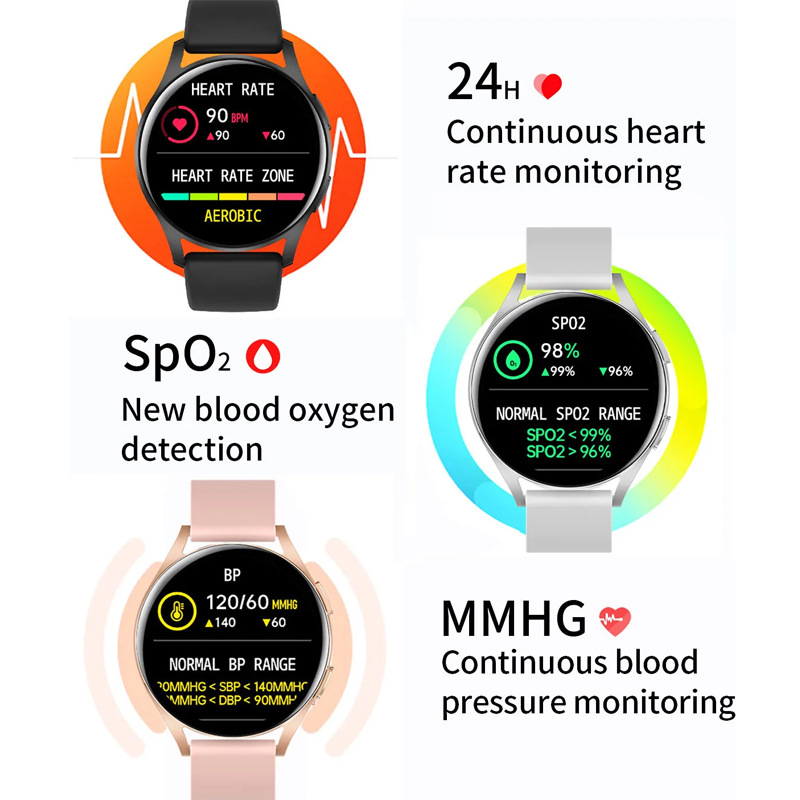 Smart Sports Watch Bluetooth Heart Rate Call Female Sport Watch - Image 2