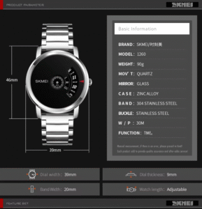 skmei 1260 alt text for image