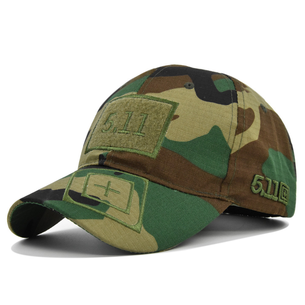Camouflage Cap Unisex Adjustable Baseball Cap Men Women Outdoor Sun Hat - Image 2