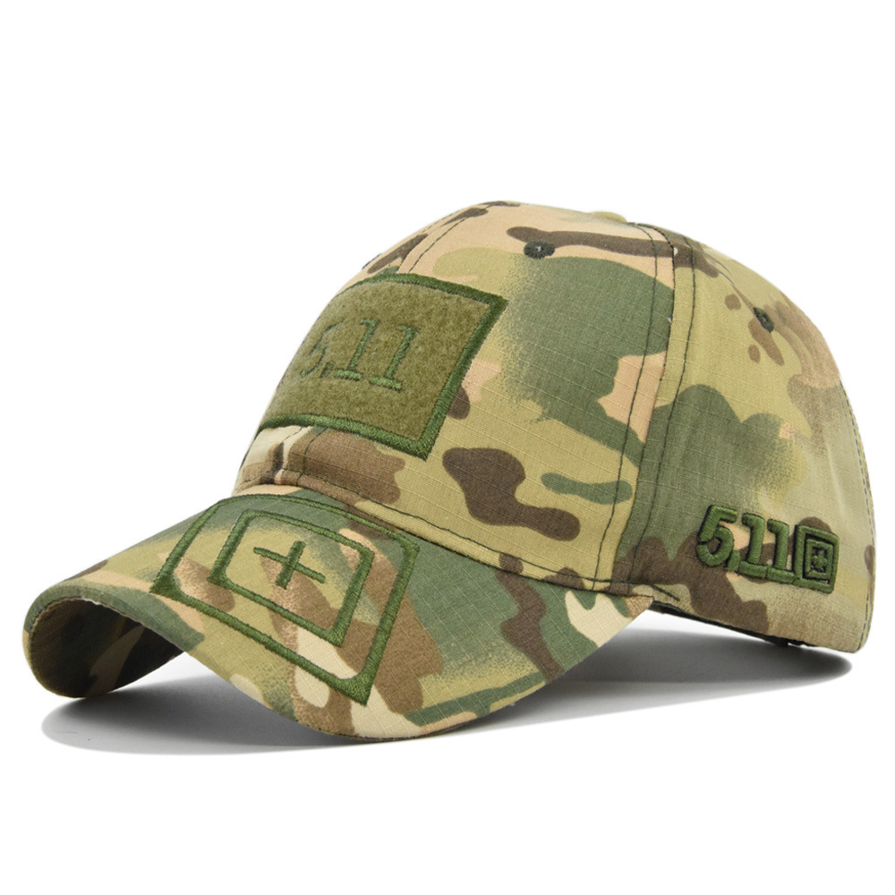 Camouflage Cap Unisex Adjustable Baseball Cap Men Women Outdoor Sun Hat - Image 8